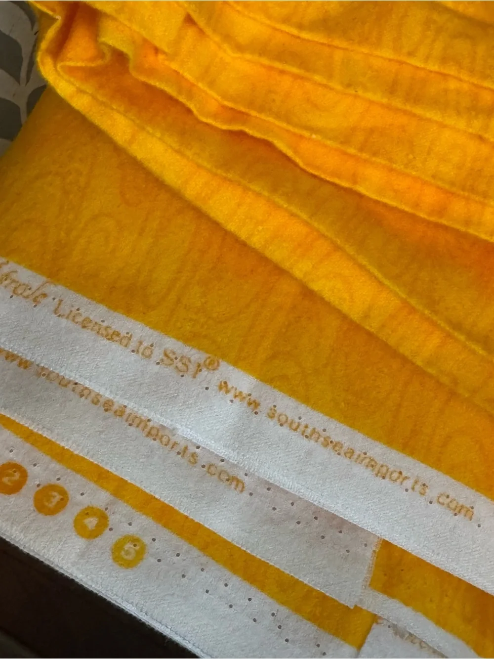 Yellow Cotton Flannel Fabric 4 Yards Colorbox by Cheri Strole